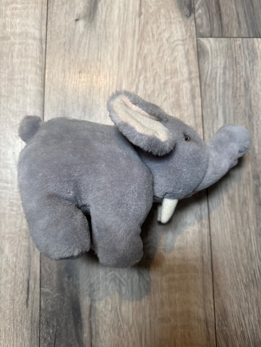 Mary Meyer Plush Gray Elephant Stuffed Animal 8" Synthetic Fibers Soft Toy